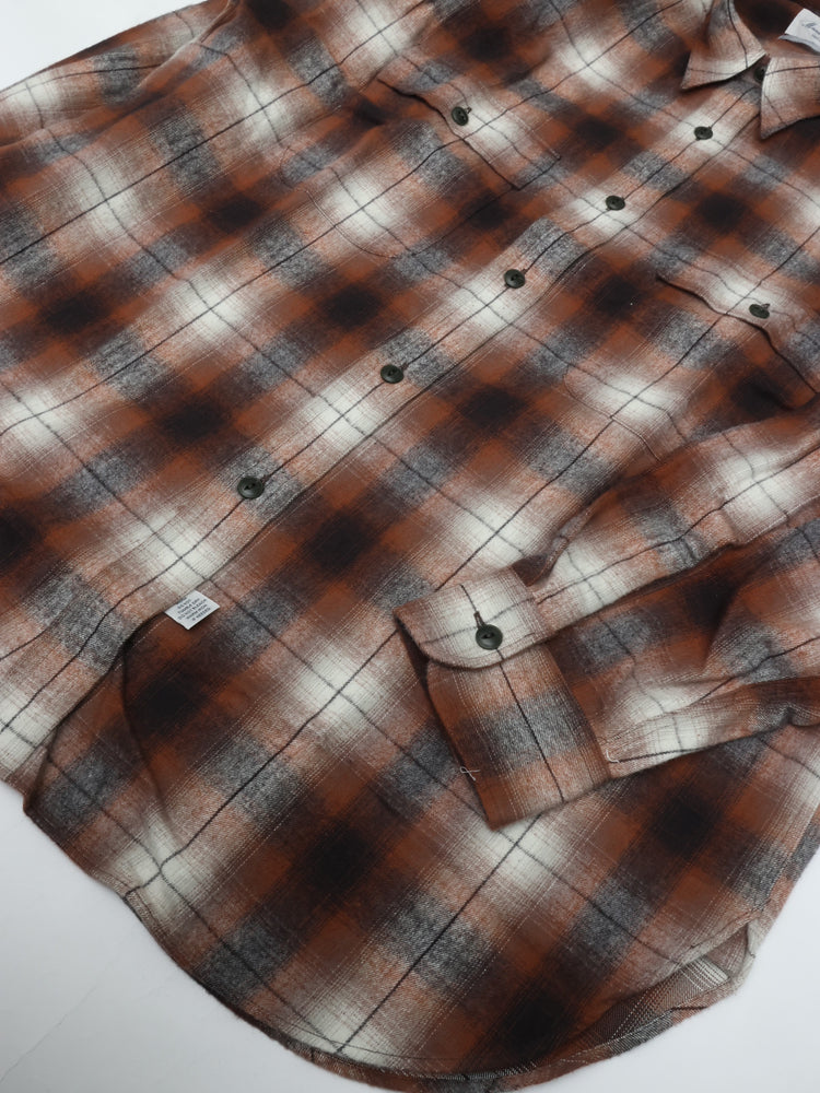 Marvine Pontiak Shirt Makers Makers Military Work SH Terracotta×Black Ombre MPSM-1905S