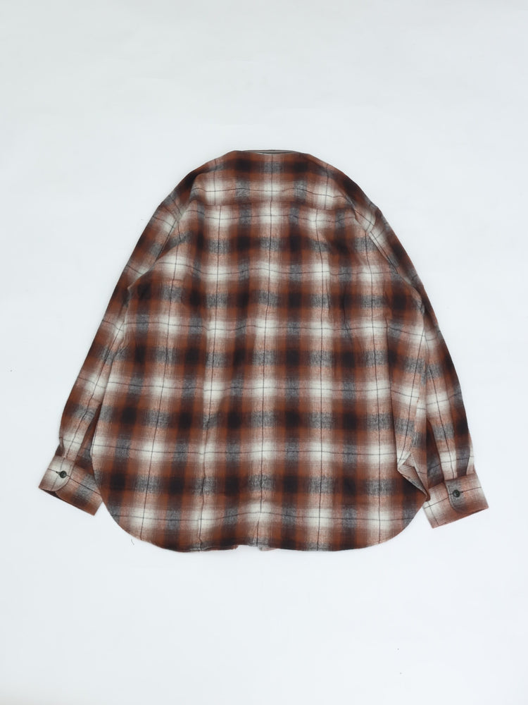 Marvine Pontiak Shirt Makers Makers Military Work SH Terracotta×Black Ombre MPSM-1905S