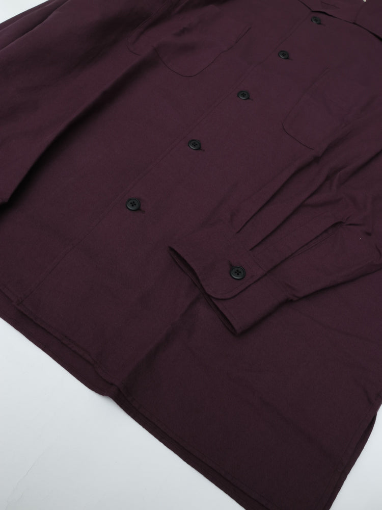 Marvine Pontiak Shirt Makers Open Collar SH Purple MPSM-1921S