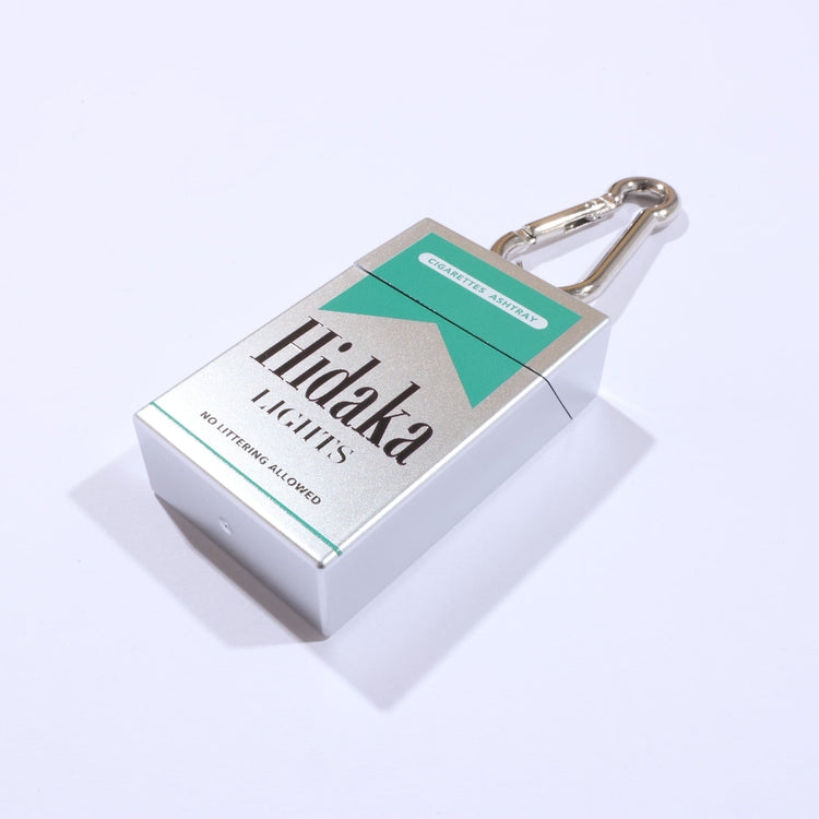 HIDAKA/ PORTABLE ASHTRAY - MARLBORO RED/GREEN