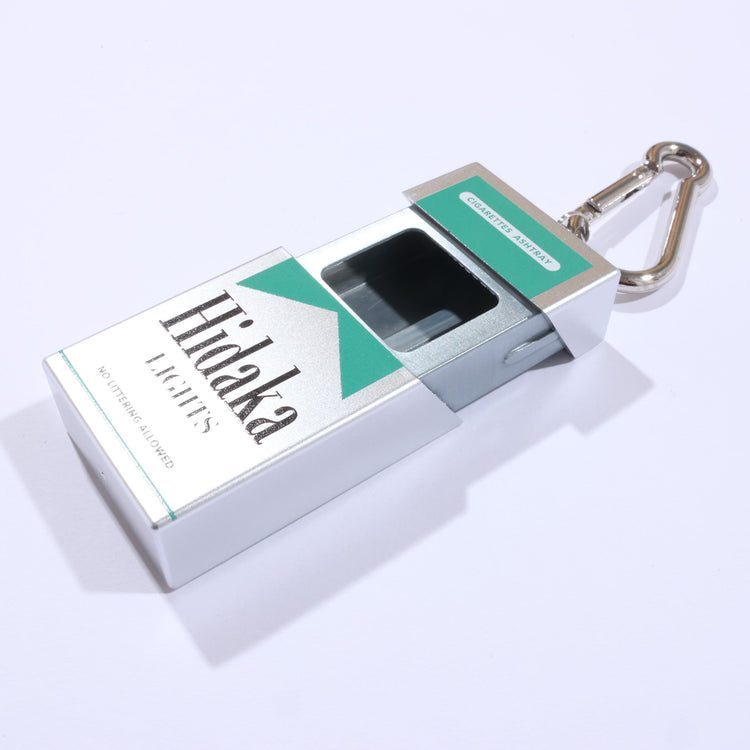 HIDAKA/ PORTABLE ASHTRAY - MARLBORO RED/GREEN