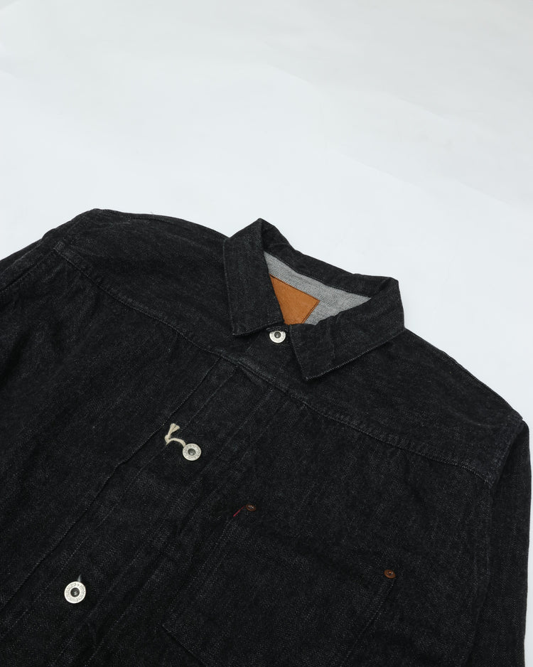 REMI RELIEF 12oz DENIM 大戦モデル JKT BLACK (ONEWASH) RN31393069 ONE WASH