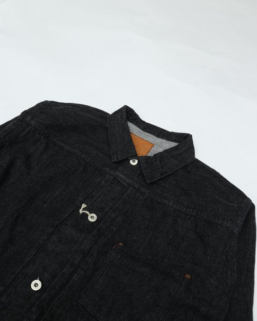 REMI RELIEF 12oz DENIM 大戦モデル JKT BLACK (ONEWASH) RN31393069 ONE WASH