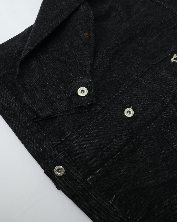 REMI RELIEF 12oz DENIM 大戦モデル JKT BLACK (ONEWASH) RN31393069 ONE WASH