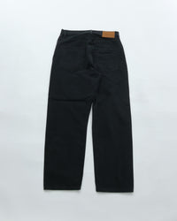 HATSKI  Buckle Denim Trousers Washi Denim Black DENIM05-W
