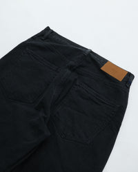 HATSKI  Buckle Denim Trousers Washi Denim Black DENIM05-W