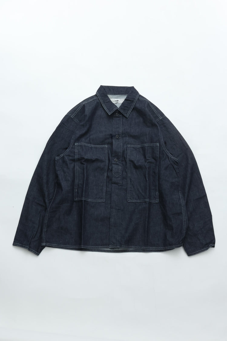 HATSKI  Faux Pullover Denim Shirt HT.8203006 denim