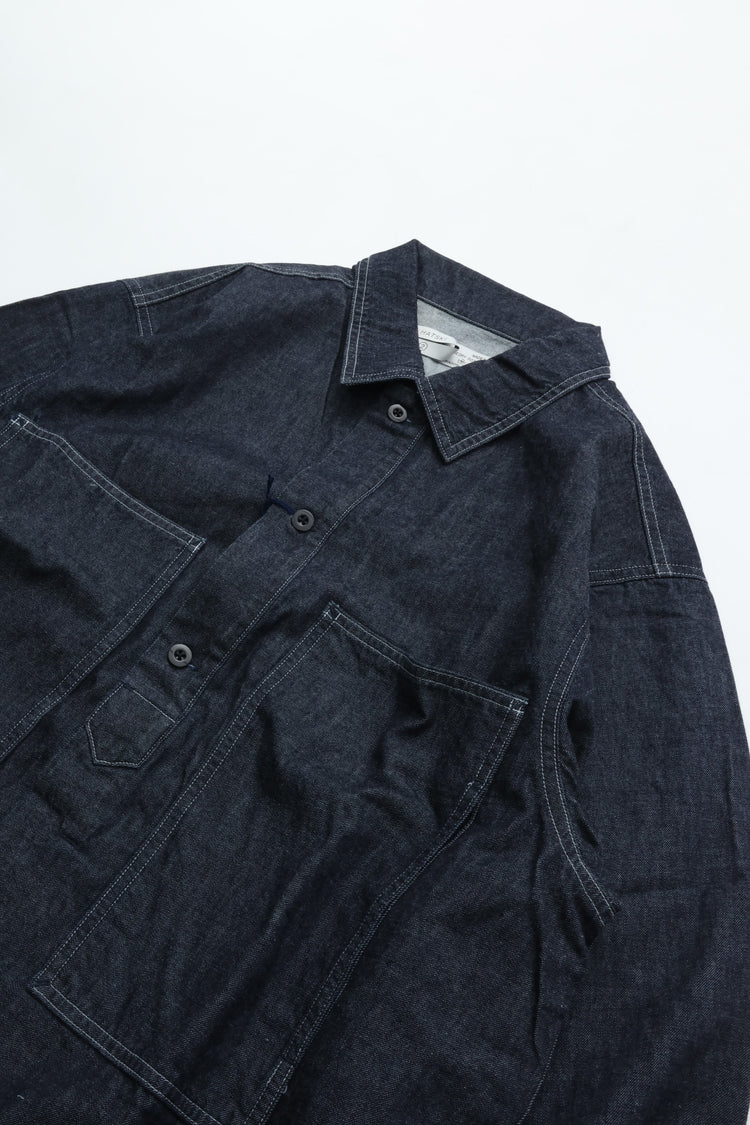 HATSKI  Faux Pullover Denim Shirt HT.8203006 denim