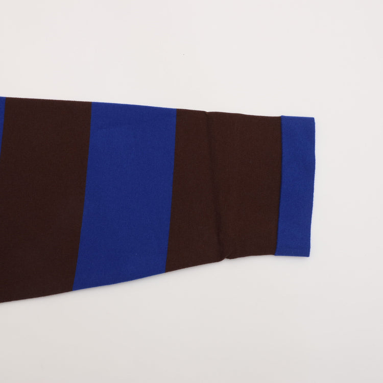 maillot / Wide Border Long-Tee (ワイドボーダーロングTee) MAK-21222 ROYAL*BROWN