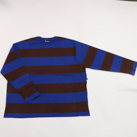 maillot / Wide Border Long-Tee (ワイドボーダーロングTee) MAK-21222 ROYAL*BROWN