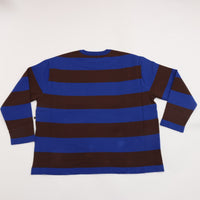maillot / Wide Border Long-Tee (MAK-21222 ROYAL*BROWN)