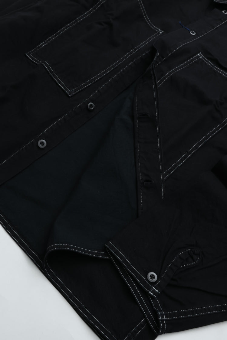 HATSKI  Buckle Denim Trousers Washi Denim Black DENIM05-W