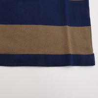maillot / Wide Border Long-Tee (MAK-21222 NAVY*KHAKI)