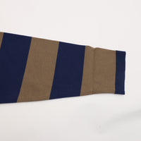 maillot / Wide Border Long-Tee (ワイドボーダーロングTee) MAK-21222 NAVY*KHAKI