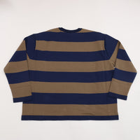 maillot / Wide Border Long-Tee (MAK-21222 NAVY*KHAKI)