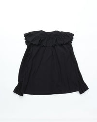 THE SHINZONE / LACE COLLAR BLOUSE 07 BLACK