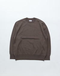 Yonetomi / WAVE COTTON KNIT PULLOVER 12 GRAY