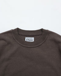 Yonetomi / WAVE COTTON KNIT PULLOVER 12 GRAY