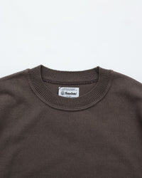 Yonetomi  / WAVE COTTON KNIT PULLOVER 12 GRAY