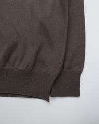 Yonetomi  / WAVE COTTON KNIT PULLOVER 12 GRAY