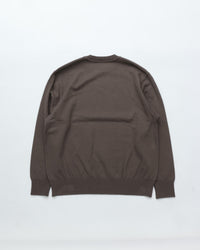 Yonetomi / WAVE COTTON KNIT PULLOVER 12 GRAY