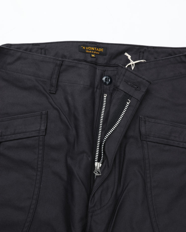 A VONTADE Fatigue Trousers #3 F BLACK