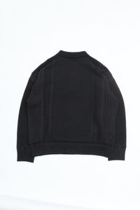 YASHIKI    Akisame Knit Polo（秋雨）YSK-26AW-KN05 BLACK