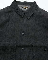 A VONTADE Naval Utility Jacket - BLACK Denim- #9 BLACK