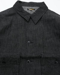 A VONTADE  Naval Utility Jacket - BLACK Denim- #9 BLACK
