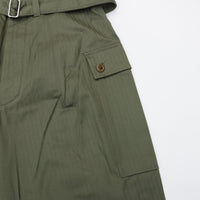 HAVERSACK / 共地ベルト付きM43型 ワイドカーゴパンツ