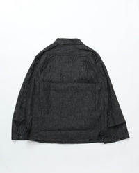 A VONTADE Naval Utility Jacket - BLACK Denim- #9 BLACK