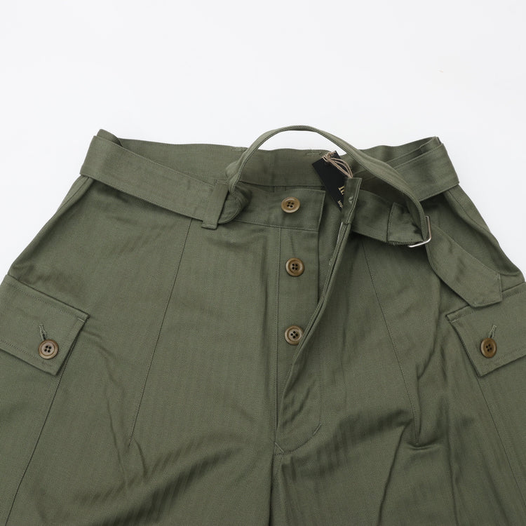 HAVERSACK / M43 Wide Cargo Pants with Matching Belt