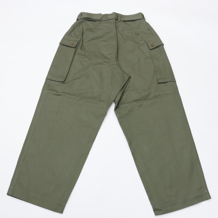 HAVERSACK / M43 Wide Cargo Pants with Matching Belt