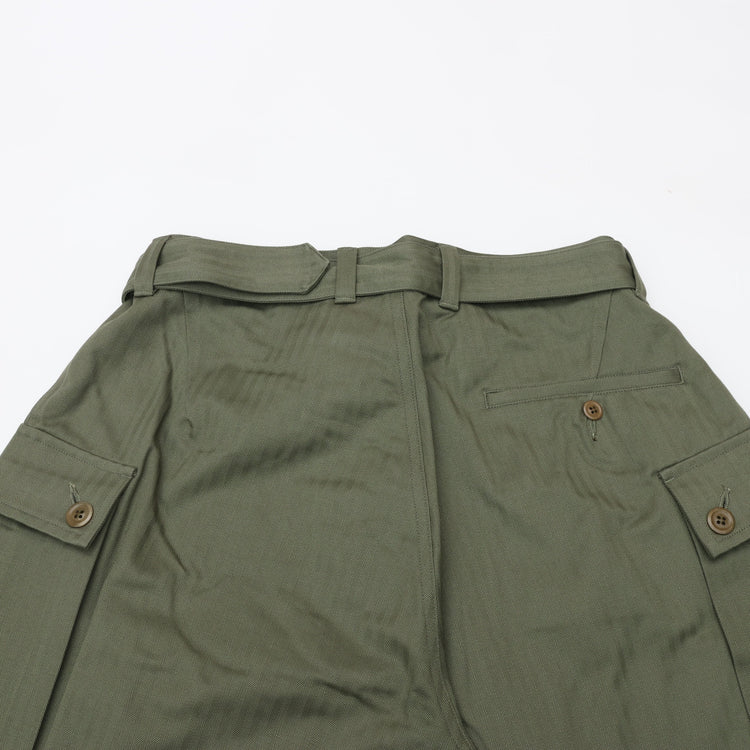 HAVERSACK / 共地ベルト付きM43型 ワイドカーゴパンツ