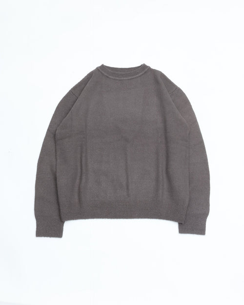 MITTAN Silk Tsumugi Yarn Sweater KN-40 Gray