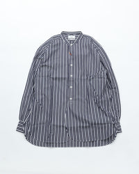 intch.  Arc Officer Shirts THOMAS MASON  NAVY WHITE STRIPE