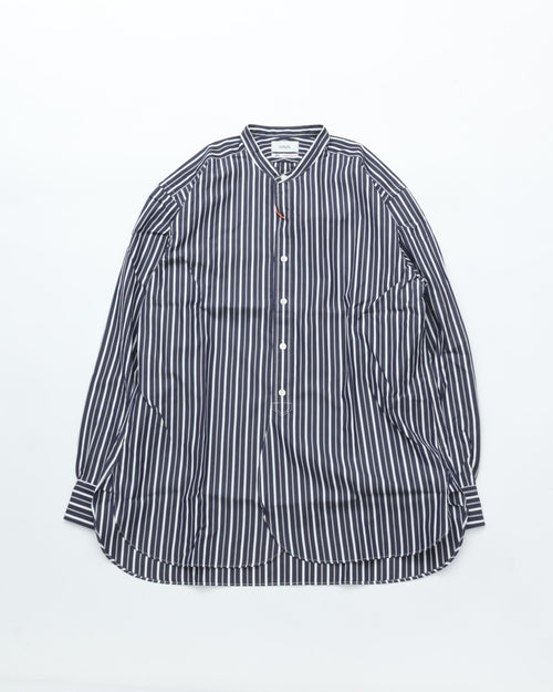 intch.  Arc Officer Shirts THOMAS MASON  NAVY WHITE STRIPE
