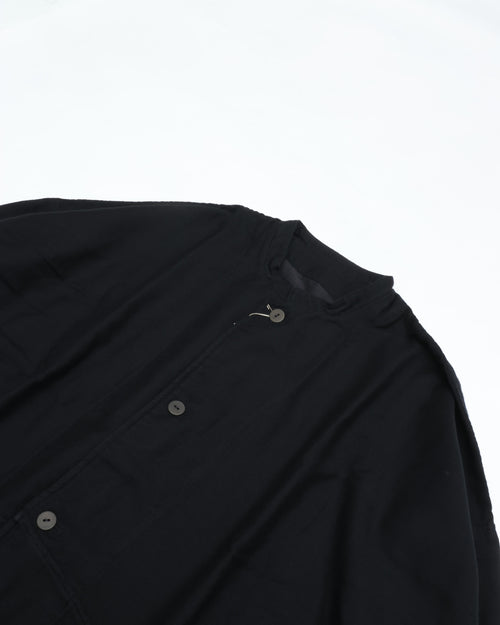 MITTAN NM Wool OC Triple Woven Coat CT-57 Black Gasane