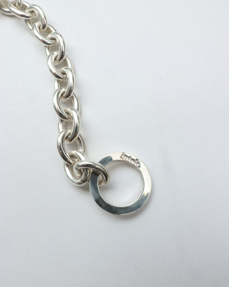 intch.  Ellipse Starring Silver Chain Bracelet