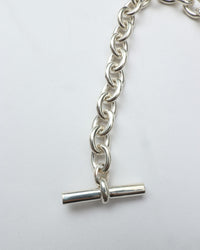 intch.  Ellipse Starring Silver Chain Bracelet
