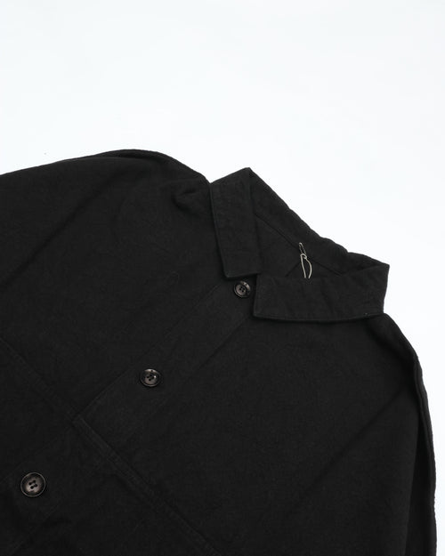 MITTAN Linen Ramie Silk Coat CT-47 Black