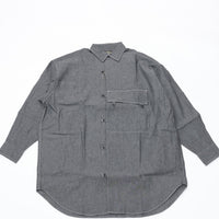 HAVERSACK / レギュラーカラーセミロングワークシャツ