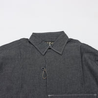 HAVERSACK / レギュラーカラーセミロングワークシャツ