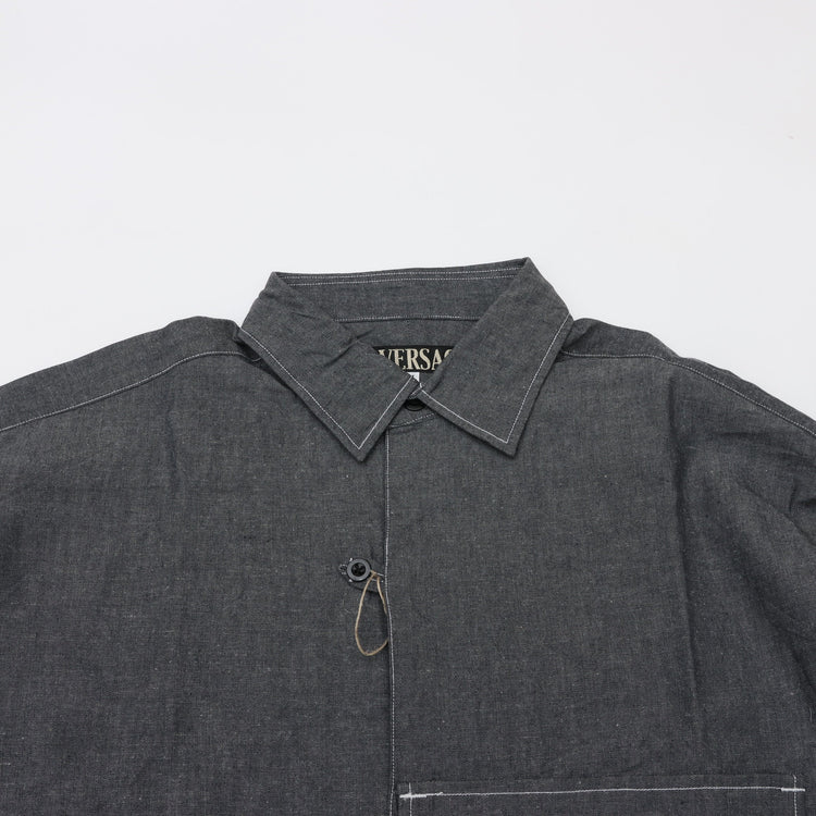 HAVERSACK / レギュラーカラーセミロングワークシャツ