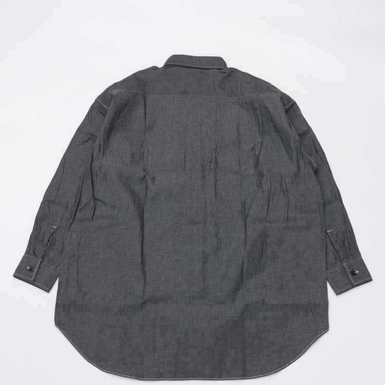 HAVERSACK / レギュラーカラーセミロングワークシャツ
