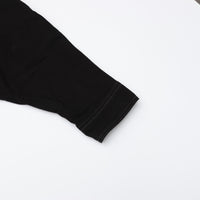 HAVERSACK / 塩縮ネル バンドカラーオーバーシャツ　BLACK