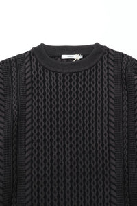 YASHIKI  YSK-25AW-KN03    Fubuki Knit BLACK