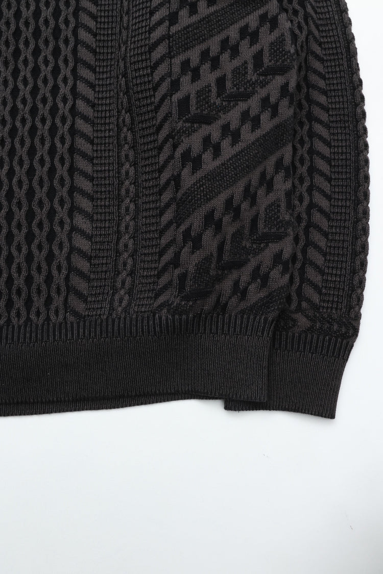 YASHIKI  YSK-25AW-KN03    Fubuki Knit BLACK