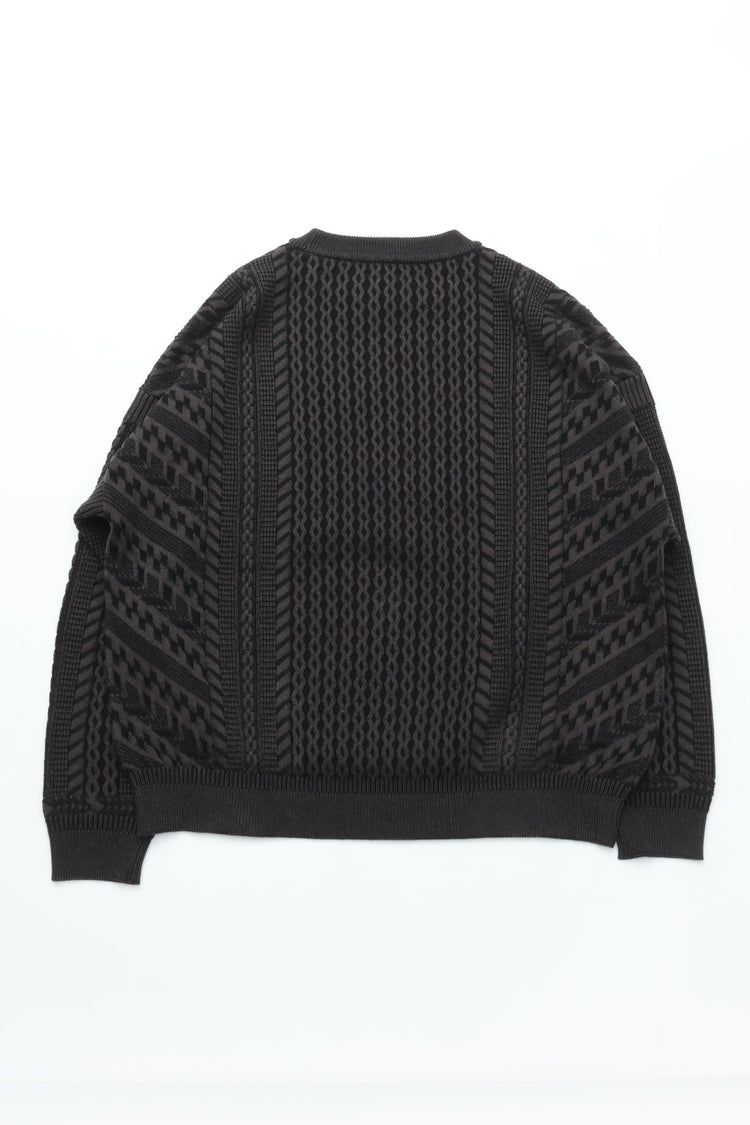 YASHIKI  YSK-25AW-KN03    Fubuki Knit BLACK