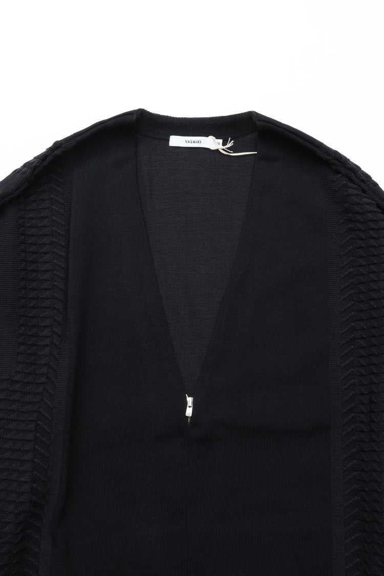 YASHIKI YSK-25AW-KN04 Hakuhyo Zip Cardigan 
